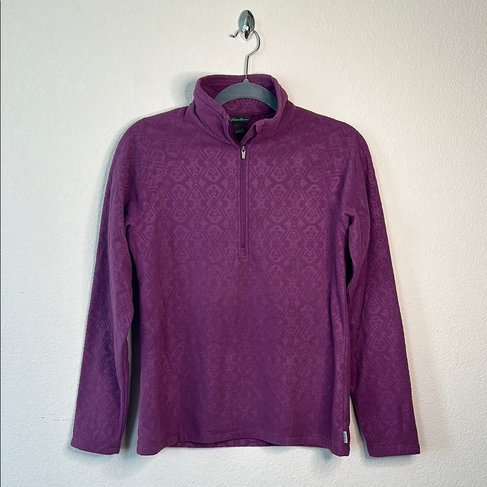 Purple Quarter-Zip Pullover